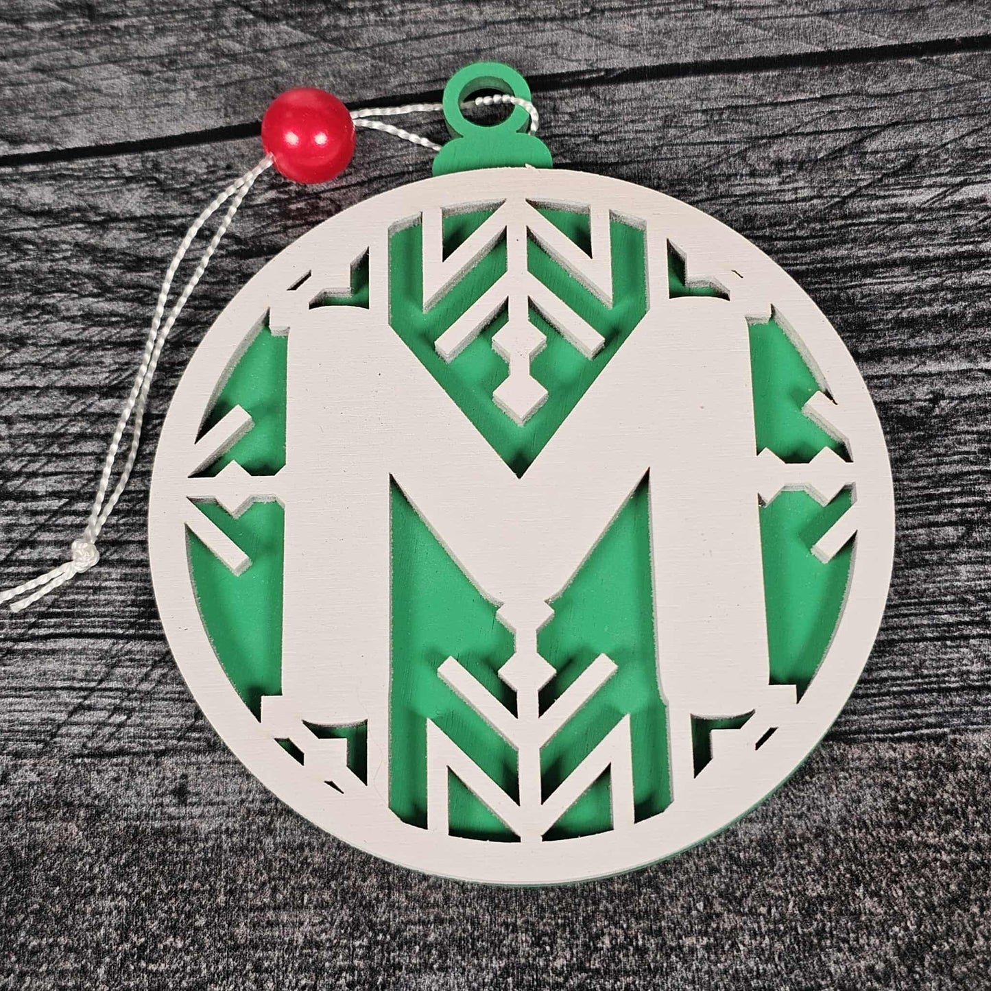 Personalized Wooden Letter Ornaments | Christmas Gifts | Holiday Decor
