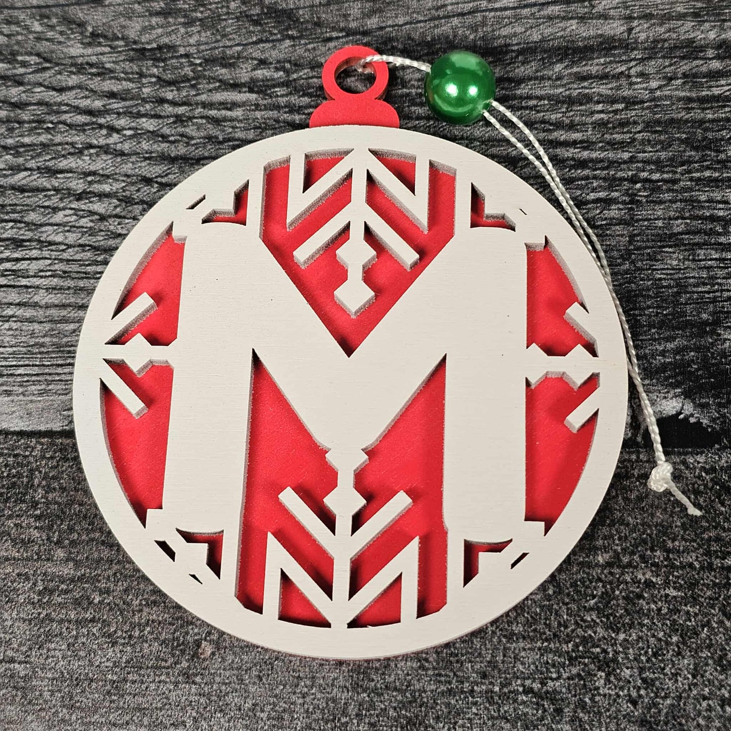 Personalized Wooden Letter Ornaments | Christmas Gifts | Holiday Decor