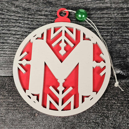 Personalized Wooden Letter Ornaments | Christmas Gifts | Holiday Decor