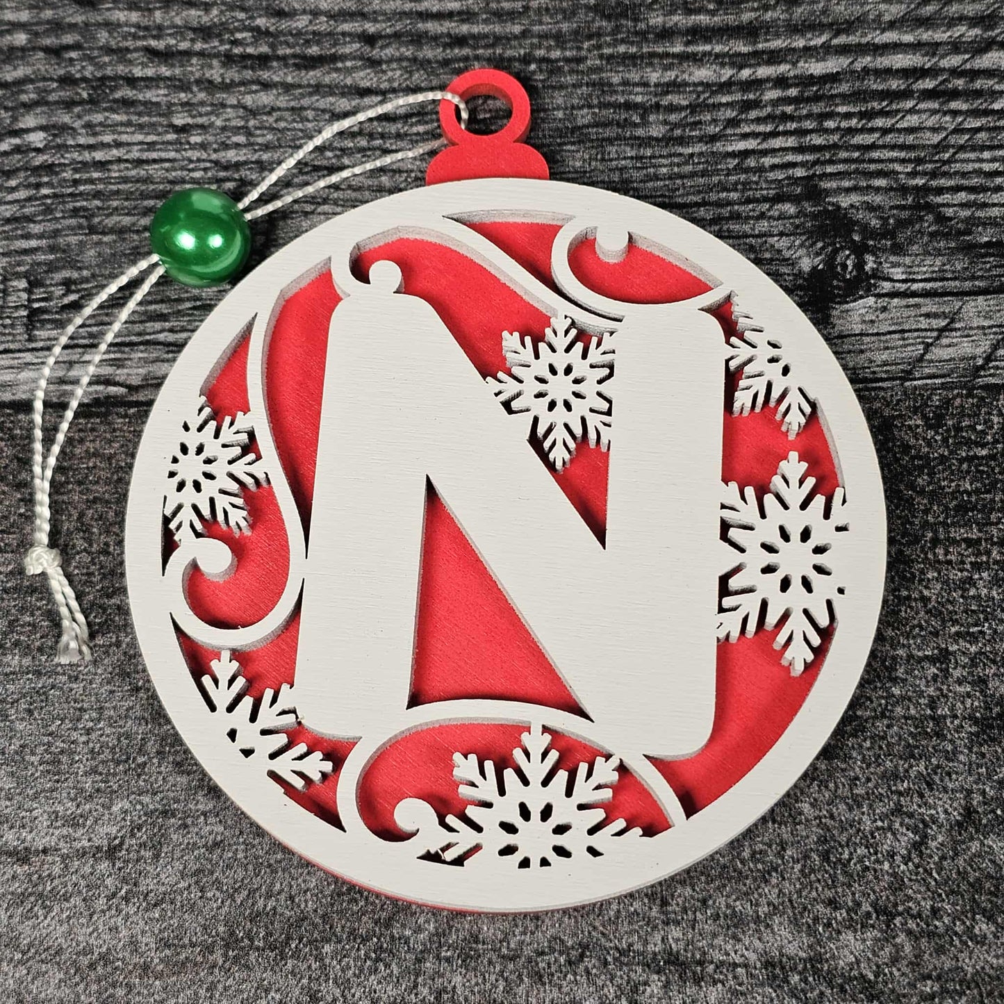 Personalized Wooden Letter Ornaments | Christmas Gifts | Holiday Decor