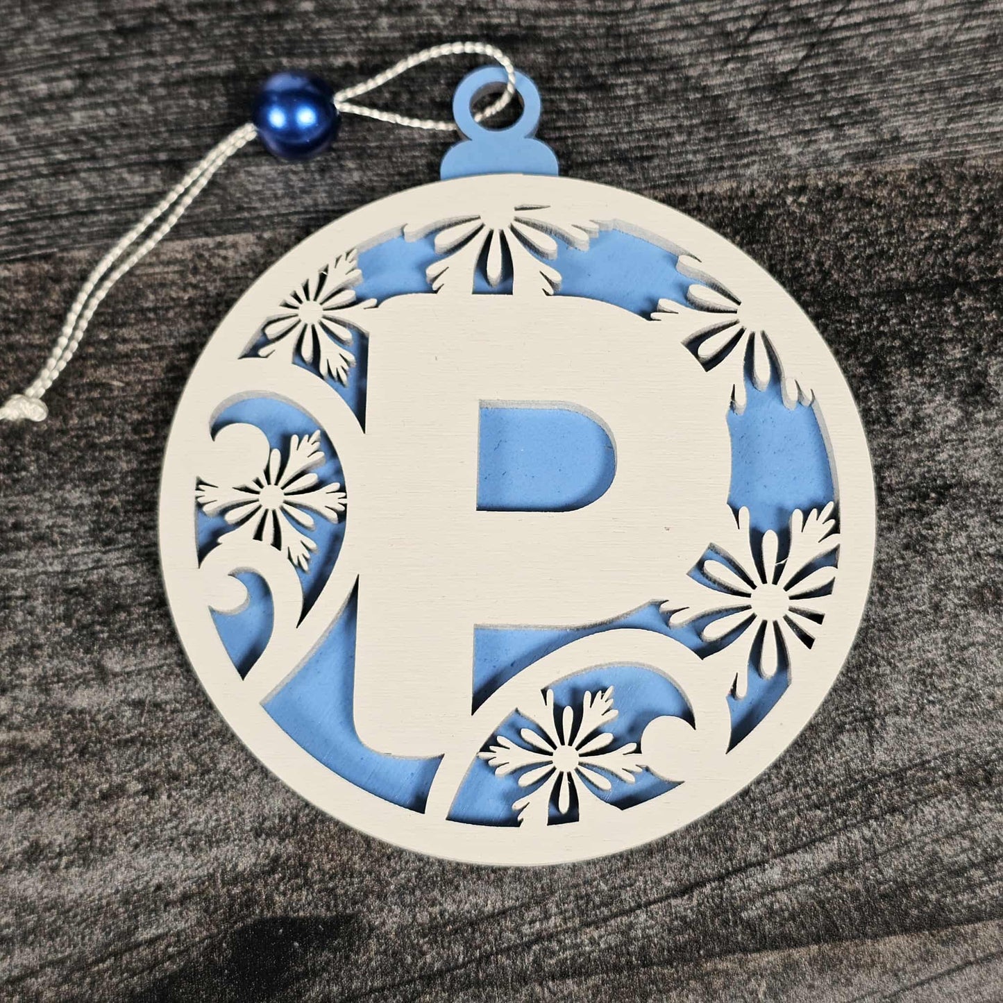 Personalized Wooden Letter Ornaments | Christmas Gifts | Holiday Decor