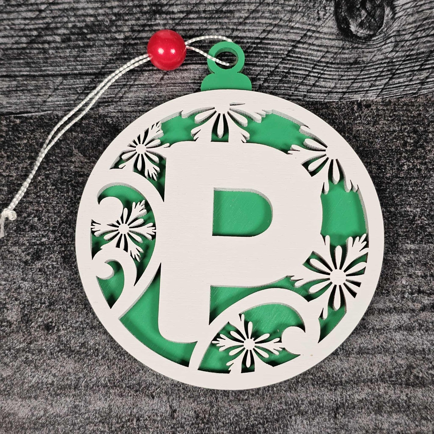 Personalized Wooden Letter Ornaments | Christmas Gifts | Holiday Decor