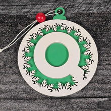 Load image into Gallery viewer, Personalized Wooden Letter Ornaments | Christmas Gifts | Holiday Decor