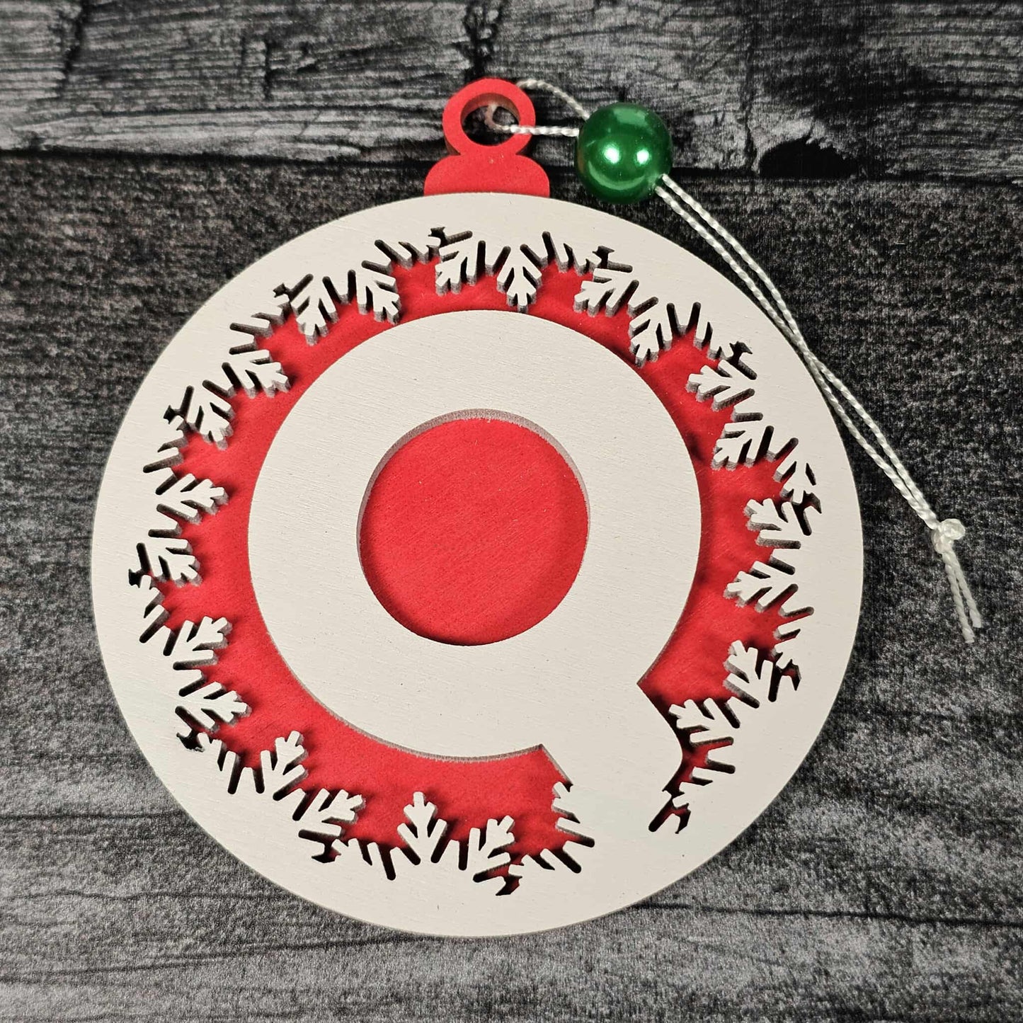 Personalized Wooden Letter Ornaments | Christmas Gifts | Holiday Decor