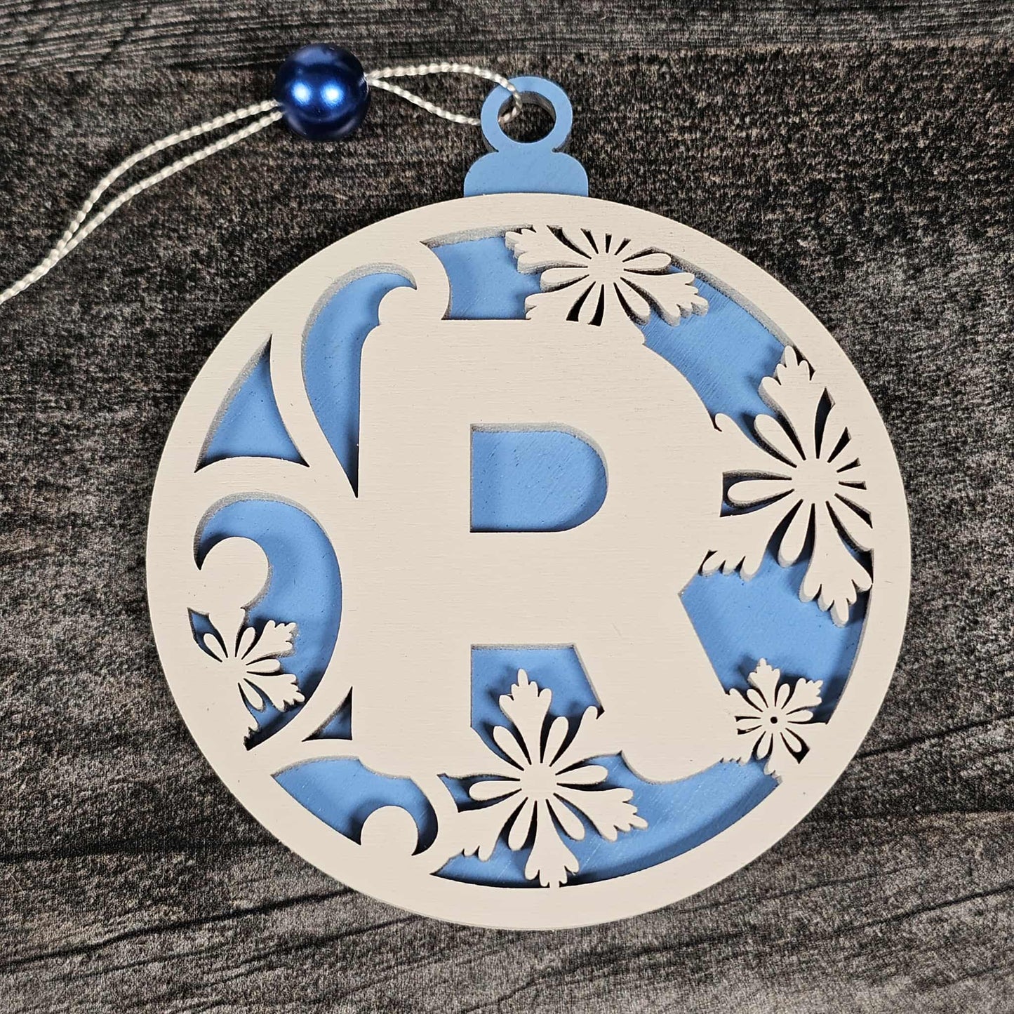 Personalized Wooden Letter Ornaments | Christmas Gifts | Holiday Decor