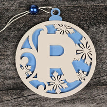 Load image into Gallery viewer, Personalized Wooden Letter Ornaments | Christmas Gifts | Holiday Decor