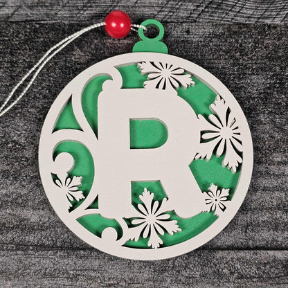 Personalized Wooden Letter Ornaments | Christmas Gifts | Holiday Decor