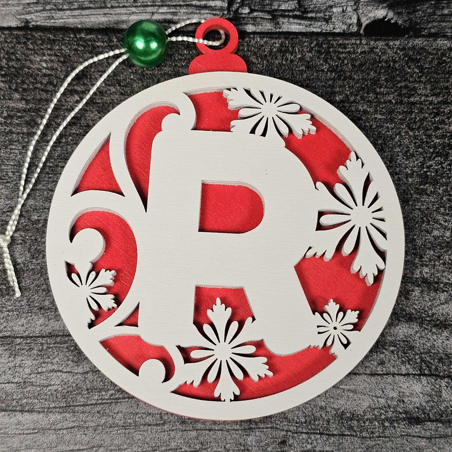 Personalized Wooden Letter Ornaments | Christmas Gifts | Holiday Decor
