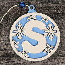 Load image into Gallery viewer, Personalized Wooden Letter Ornaments | Christmas Gifts | Holiday Decor