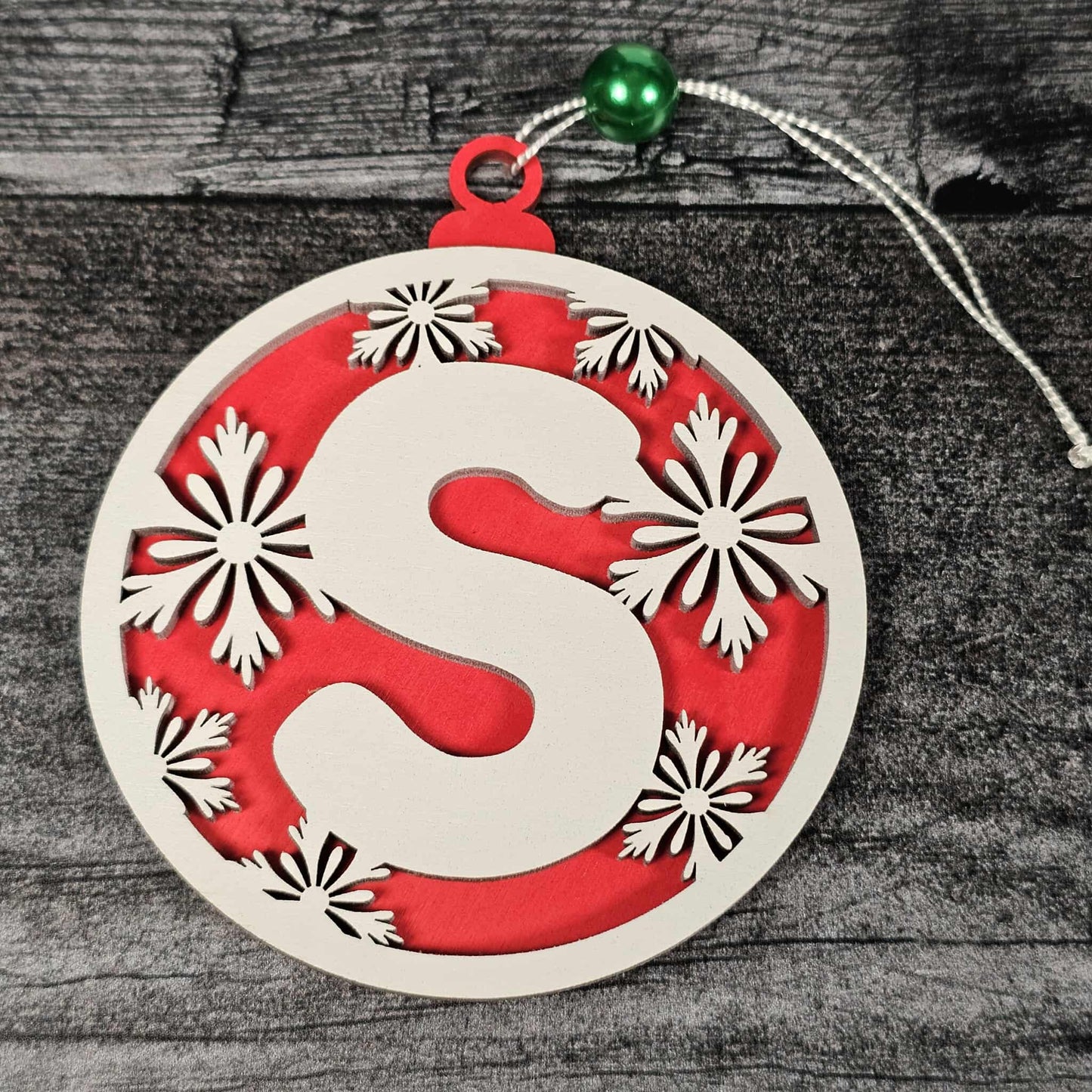 Personalized Wooden Letter Ornaments | Christmas Gifts | Holiday Decor