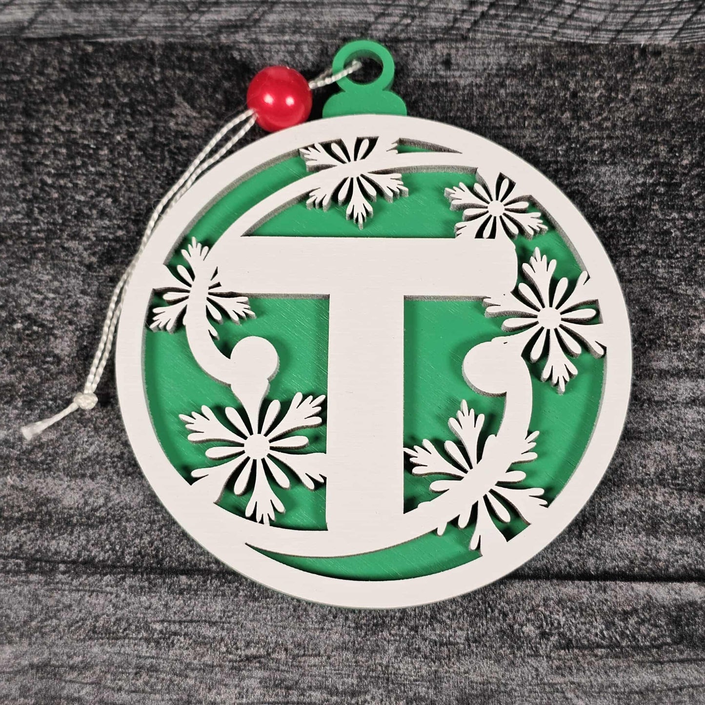 Personalized Wooden Letter Ornaments | Christmas Gifts | Holiday Decor