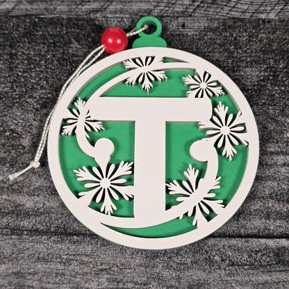Personalized Wooden Letter Ornaments | Christmas Gifts | Holiday Decor
