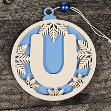 Load image into Gallery viewer, Personalized Wooden Letter Ornaments | Christmas Gifts | Holiday Decor