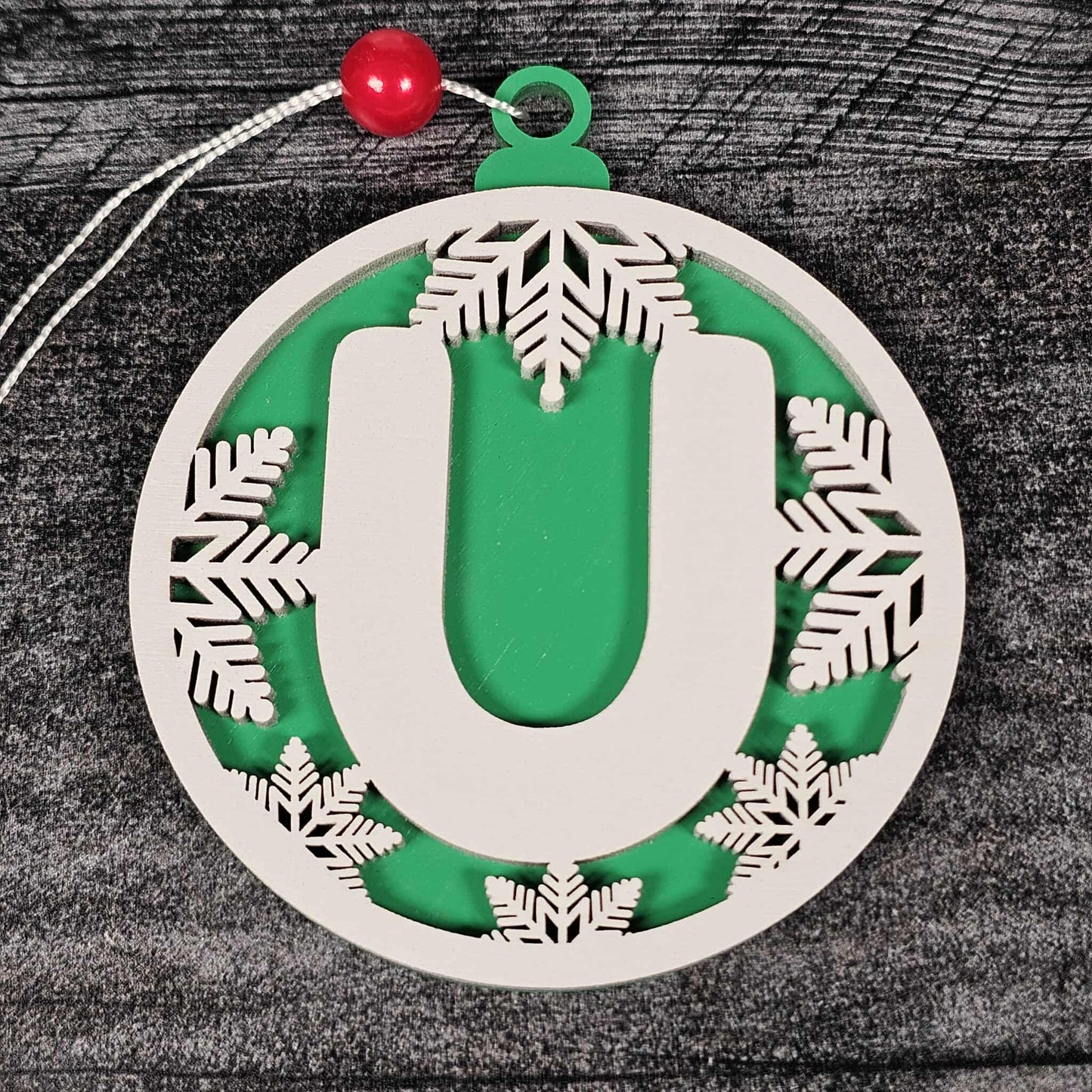 Personalized Wooden Letter Ornaments | Christmas Gifts | Holiday Decor