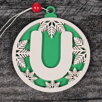 Personalized Wooden Letter Ornaments | Christmas Gifts | Holiday Decor