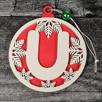 Personalized Wooden Letter Ornaments | Christmas Gifts | Holiday Decor