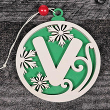 Load image into Gallery viewer, Personalized Wooden Letter Ornaments | Christmas Gifts | Holiday Decor