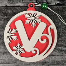 Load image into Gallery viewer, Personalized Wooden Letter Ornaments | Christmas Gifts | Holiday Decor