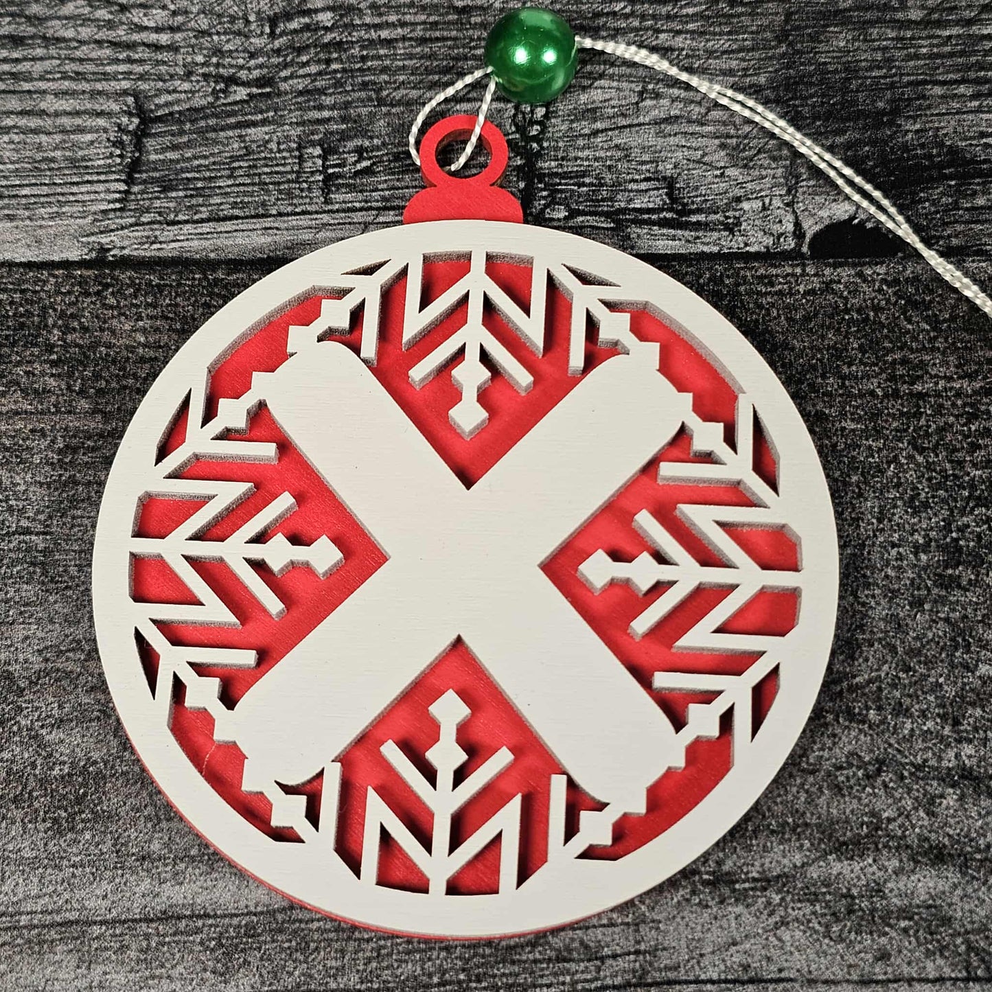 Personalized Wooden Letter Ornaments | Christmas Gifts | Holiday Decor