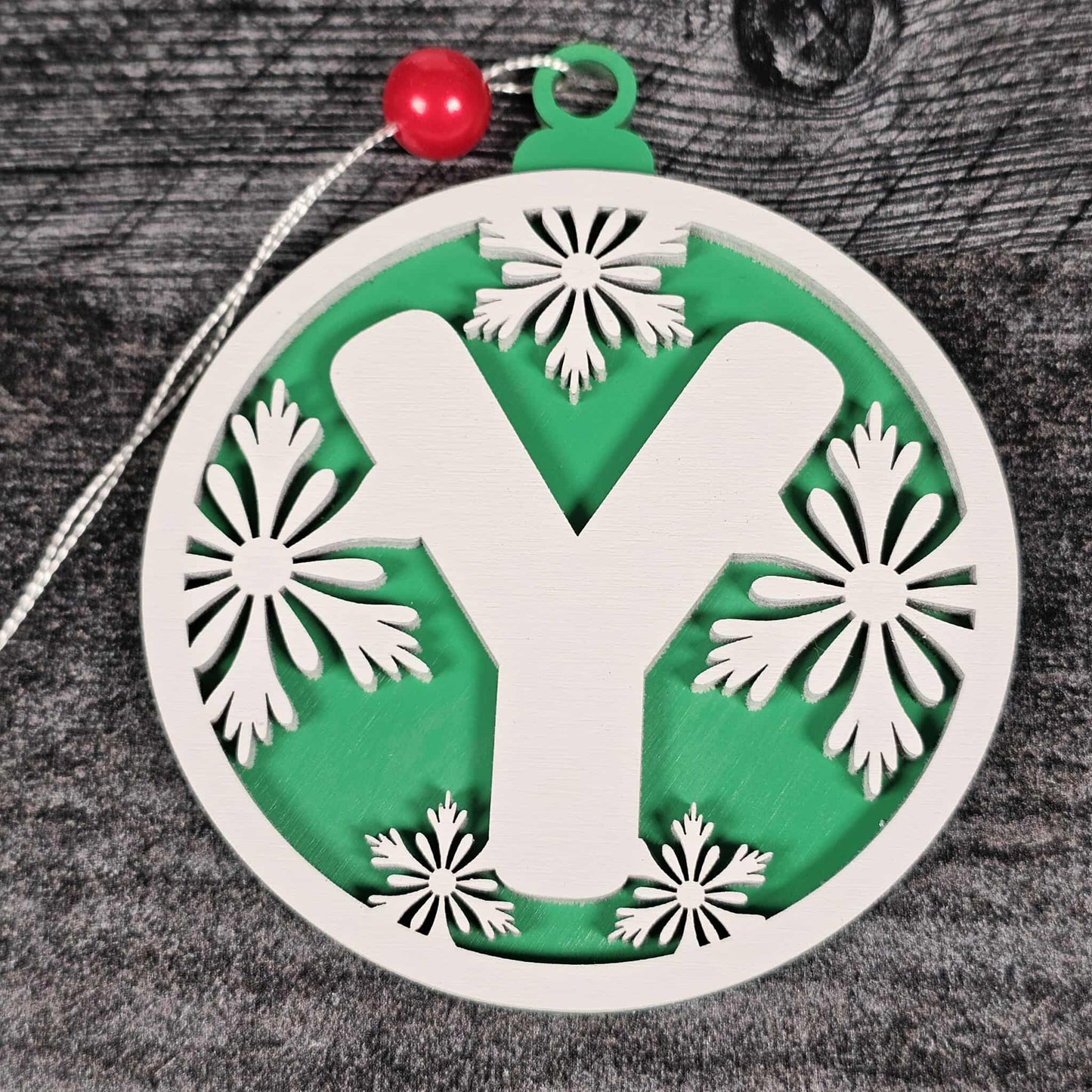 Personalized Wooden Letter Ornaments | Christmas Gifts | Holiday Decor