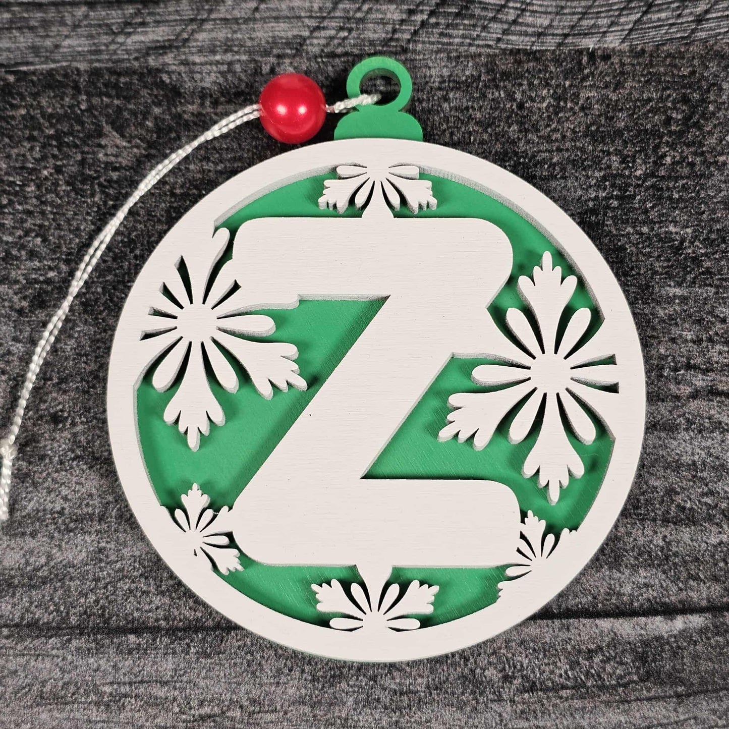 Personalized Wooden Letter Ornaments | Christmas Gifts | Holiday Decor