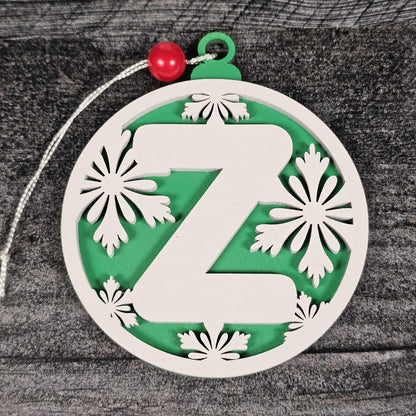 Personalized Wooden Letter Ornaments | Christmas Gifts | Holiday Decor