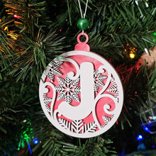 Load image into Gallery viewer, Personalized Wooden Letter Ornaments | Christmas Gifts | Holiday Decor