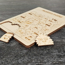 Load image into Gallery viewer, Wooden Laser-Cut Puzzles