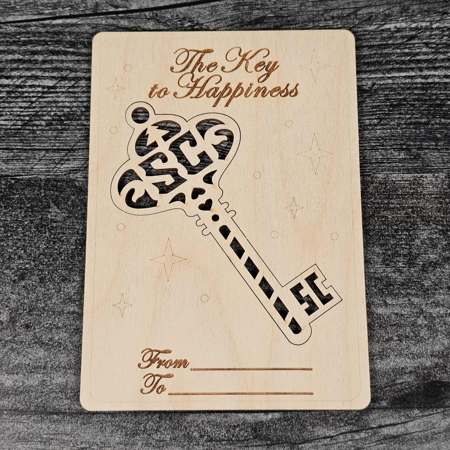 Pop-Out Wooden Christmas Ornament Cards