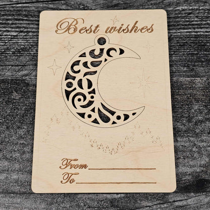 Pop-Out Wooden Christmas Ornament Cards