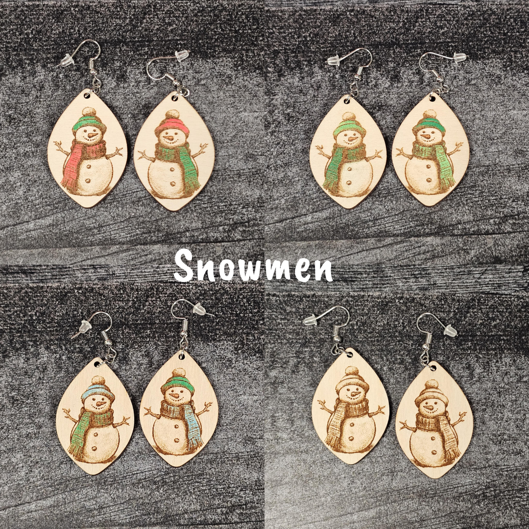 Winter Christmas Earrings