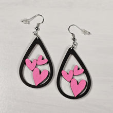 Load image into Gallery viewer, Valentine Heart Earrings