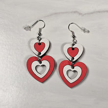 Load image into Gallery viewer, Valentine Heart Earrings