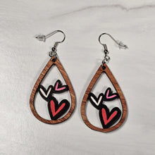 Load image into Gallery viewer, Valentine Heart Earrings