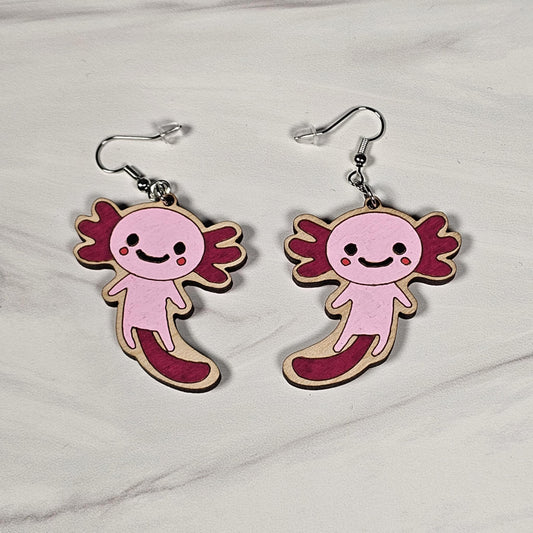 Axolotl Earrings