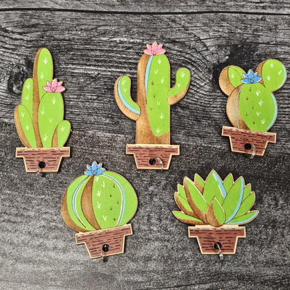 Cactus Keychain Holder