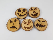 Load image into Gallery viewer, Pumpkin Face Magnets