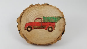 Truck and Tree Ornament