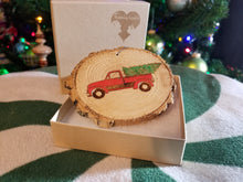 Load image into Gallery viewer, Truck and Tree Ornament