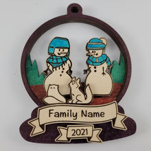 Load image into Gallery viewer, DIY Snowman Ornament