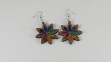 Load image into Gallery viewer, Rainbow Flower Earrings