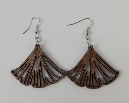 Ginkgo Leaf Earrings