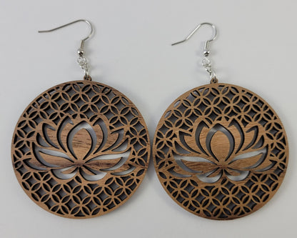 Lotus Mandala Earrings