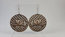 Load image into Gallery viewer, Lotus Mandala Earrings