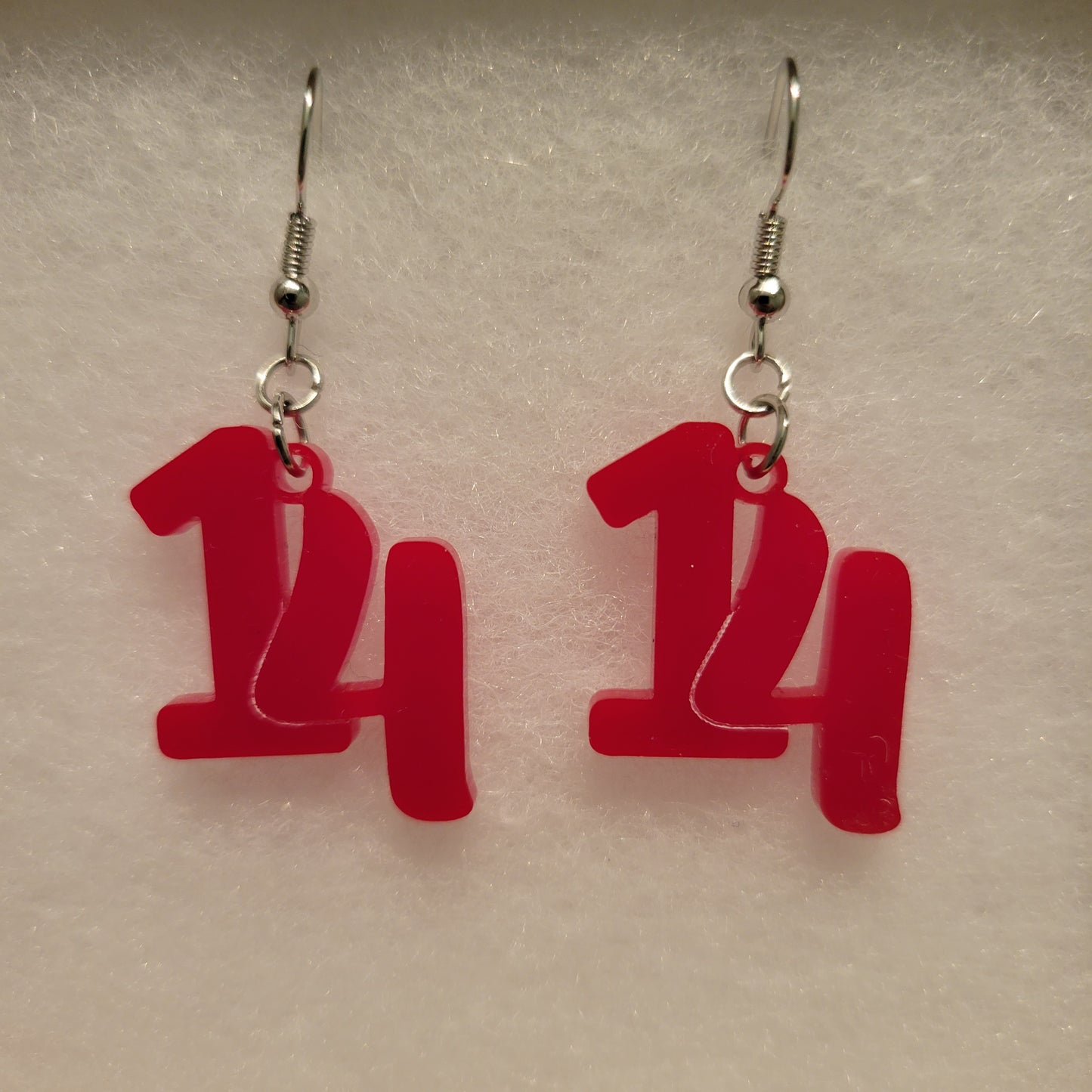 Numbered Earrings