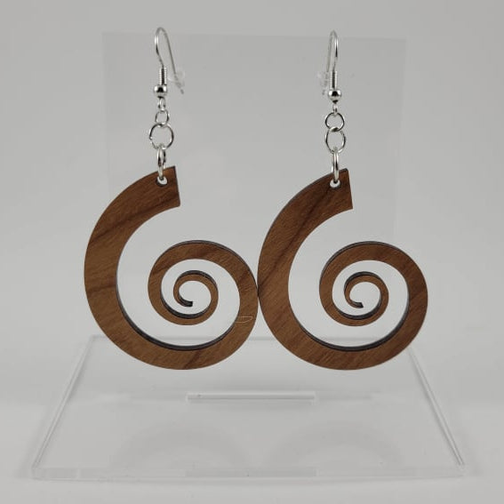 Nautilus Spiral Earrings