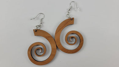 Nautilus Spiral Earrings