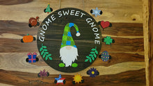 Load image into Gallery viewer, Plaid Gnome Sign with Interchangeable Accessories