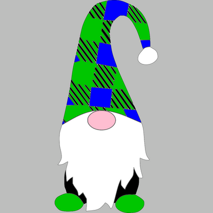 DIY Plaid Gnome Sign with Interchangeable Accessories
