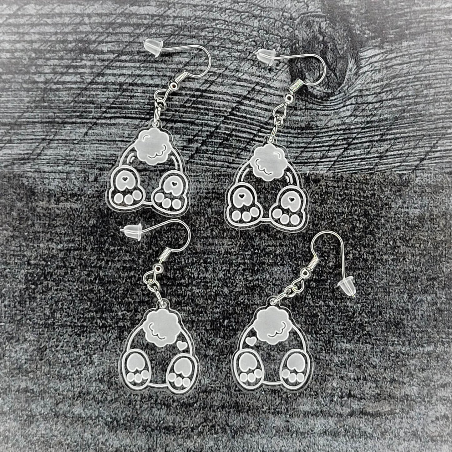 Bunny Butt Earrings
